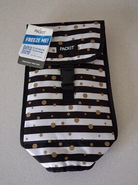 PACKIT Freezable Celebration Dots Insulated Wine Cooler Bag